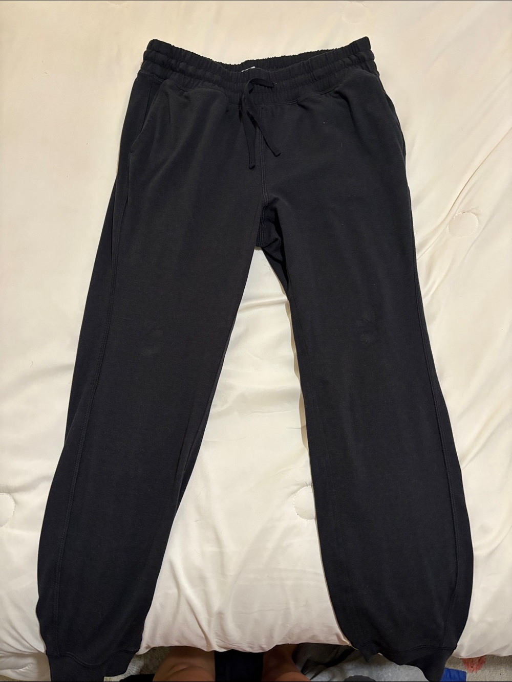 90 Degree By Reflex Black Sweat Joggers with Drawstring